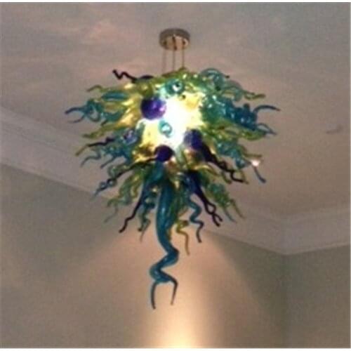 Free Shipping Multi Color Mini Size Customized Hand Blown Glass Chandelier