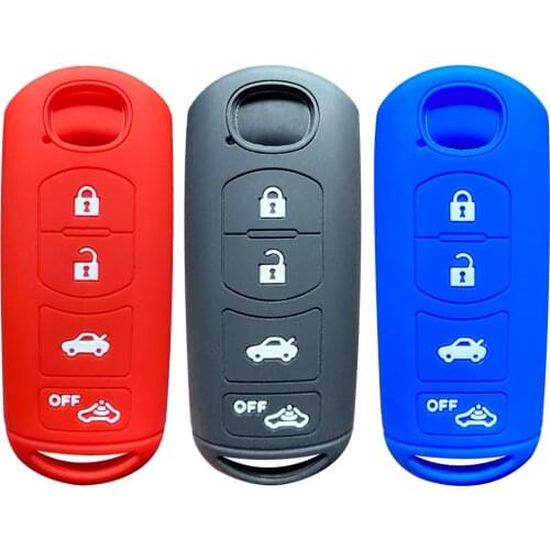 Key Holder for Mazda Mx5 3 5 Car Key Cover for Mazda Cx5 Cx-5 CX-7 CX-9 Miata Smart Remote Shell Case Keychain Keys Accessories