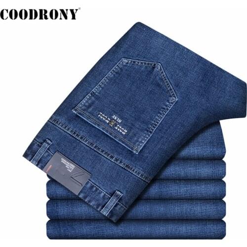 COODRONY Mens Autumn Jeans