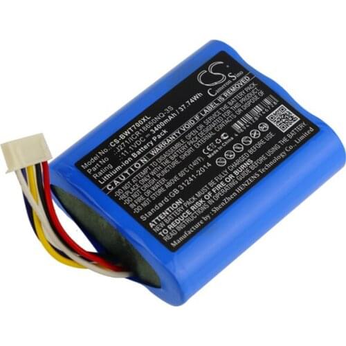 CS 3400mAh / 37.74Wh battery for Bowers & Wilkins T7 J271/ICR18650NQ-3S