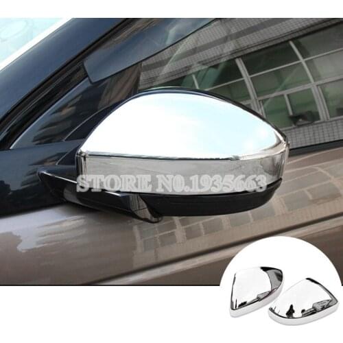 For Land Rover Discovery Sport ABS Side Rearview Mirror Cover 2015-2017 2pcs Car Trim