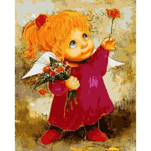Schilderij Van Nummers Volwassenen Met Frame SunshineAngel Woonkamer Kids Zero Foundationnew Painter Painting By Number 40x50cm