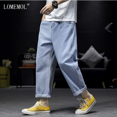LOMEMOL Men's Wide Leg Jeans