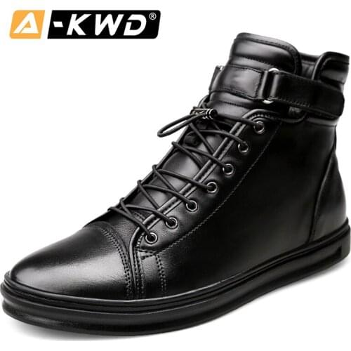 Fashion Black Fur Luxury Men Shoes High Top Hip Hop Shoes Mocasines De Hombre Wear Resistent Single Mens Shoes Plus Size 38-48