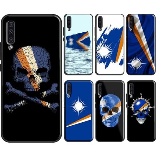 Marshall Island National Flag Soft Case For Samsung A21S A20e A10 A20 A40 A50 A70 A12 A52 A11 A31 A41 A51 A71 M31 Coque