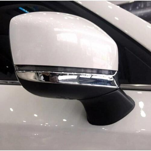Bottom Or Upper Abs Chrome Side Rearview Mirror Cover Trim Stripe For Mazda Cx-9 Cx9 2016 2017 2018 Accessories Car Sticker 2pcs