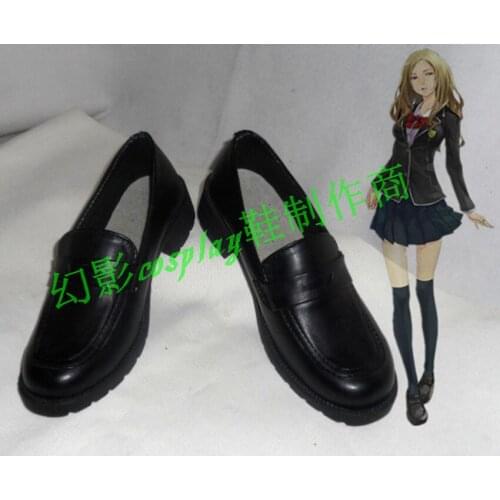 Guilty Crown Kuhouin Arisa Halloween Girls Daily Uniform Cosplay Shoes Boots H016