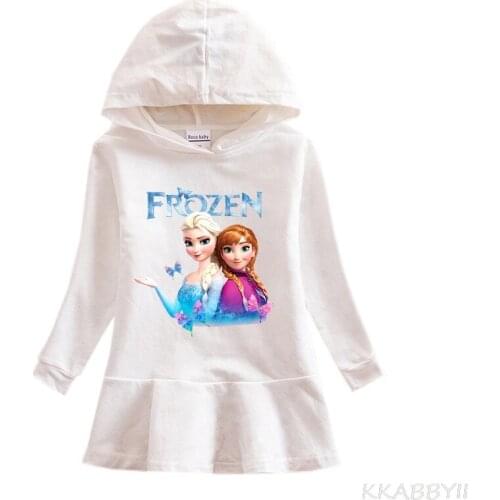 Frozen Girls Dress Summer Clothes Dress Cute Princess Dress Childrens Girl Clothing