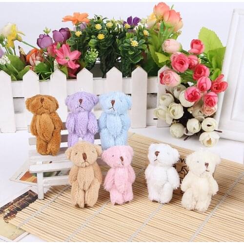 Long Hair Knuckle Teddy Bear Kawaii Plush Toys Cartoon Comic Anime Model Doll Stuffed Toy Christmas Gift For Children