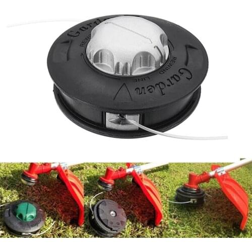 Profession M10 Aluminum Nylon Brush Mower Bump Spool Grass Trimmer 2 Lines Cutter Head Thread Line String Saw Strimmer Garden