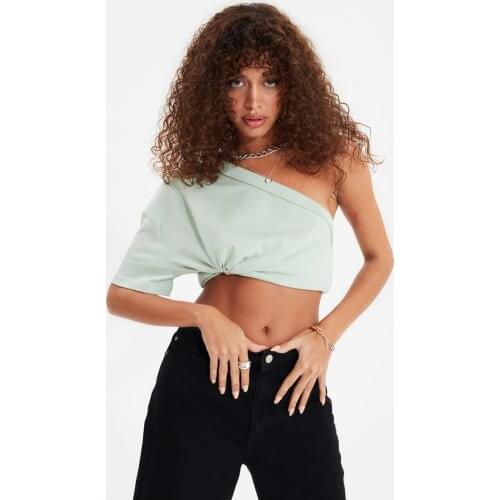 Trendyol Single Sleeve Knitted Blouse TWOSS20BZ1390