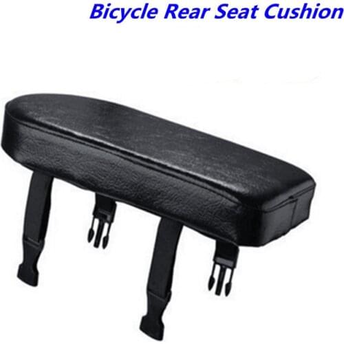 Universal Bicycle Rear Cushion PU Leather Shockproof Anti Slip Soft Wear Resistant Bicycle Accessorie 30x15x3.5cm