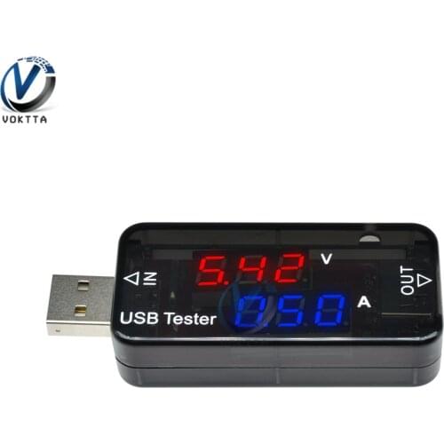 USB Current Voltage Meter Voltmeter Ammeter Power Bank Battery Charging Detector High Precision USB Digital Tester