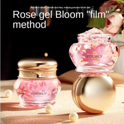 Ya rose petal facial mask moisturizing, moisturizing, oil-controlling, smearing mud mask for men and women