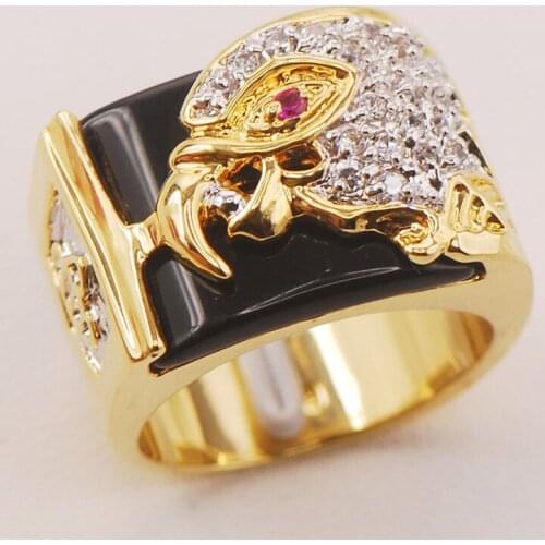 Fashion Black Onyx Women 925 Sterling Silver Ring F803 Size 6 7 8 9 10