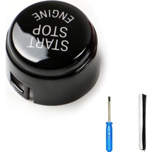 1pc New Black Start Stop Engine Button Switch Cover High Quality Accessory Suitable For BMW F20 F10 F01 F48 F26 F15 F16