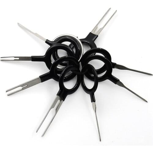Auto Car Plug Circuit Board Wire Harness Terminal Extraction Pick Connector Crimp Disassembled Pin Back Needle Remove Tool Kit
