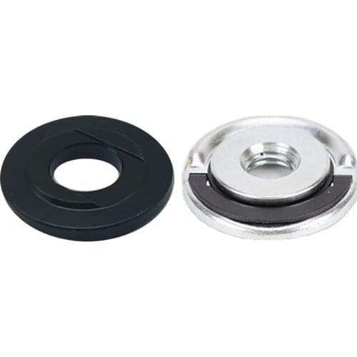 2Pcs Angle Grinder M14 Thread Inner Outer Flange Nut Set Quick Release Nut Power Replacement Part for Makita