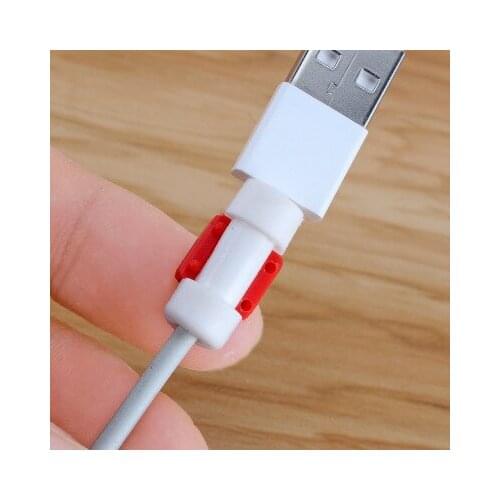 2000pcs/lot Digital Charger Data Cable Saver Protector Cord Use for iPhone 5S 6 6s 6 Plus 6s Plus Charging Cable Winder p