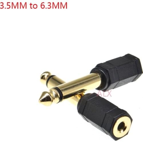 2CPS 3.5mm female to 6.3mm male audio adapter jack to plug converter