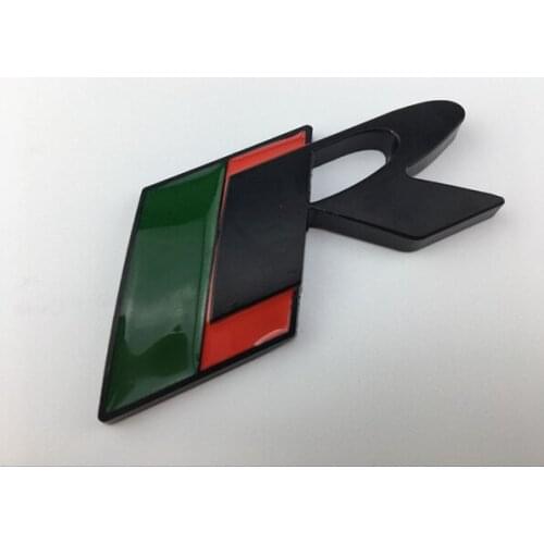 3D Black XF XE XJL R Metal Standard Car Trunk Emblems Badge Decal Sticker Car Accessories