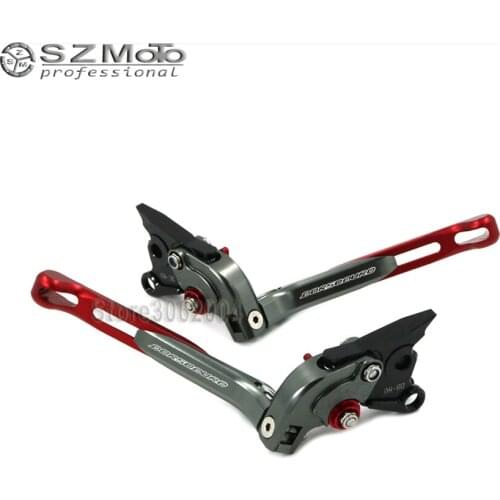 For Aprilia DORSODURO 1200 2011-2013 Aluminum Motorcycle Folding Extendable Adjustable Brakes Clutch Levers With LOGO