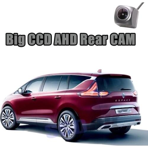Car Big CCD Rear Camera For Renault Espace V 5 2015~2020 Reversing Super Night View AHD 720 1080 WaterPoof Back CAM
