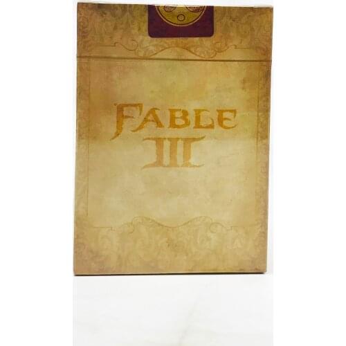 Vintage Style Playing Cards FABLE 3 Game Poker Carta Playing Cards From Fable III Limited Collectors Edition Set Never Open