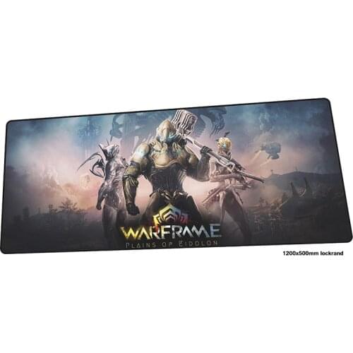 Warframe mouse pad 1200x500mm mousepads Halloween Gift best gaming mousepad gamer big personalized mouse pads keyboard pc pad