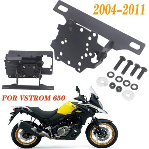 FOR SUZUKI VSTROM 650 2004-2011 Windscren Bracket Mount Smartphone GPS Holder Navigation bracket V-Strom 650 DL650 DL 650