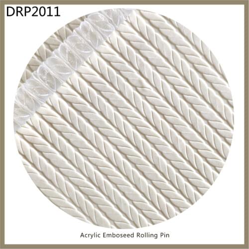 Kitchen Accesories Pie Crusts Pastry Dough Gumpaste Sugar Cookies 3D Mini Embossing Rolling Pin Clay Tools