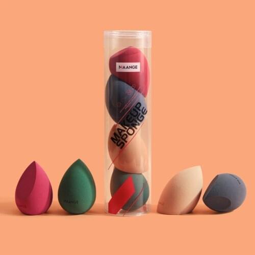 MAANGE 4/5Pcs Makeup Sponge Set Blender Cosmetics Foundation Concealer Blending Powder Liquid Cream Make Up Puff Tools Maquiagem
