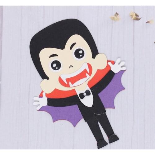 YPP craft Cute Dracula Metal Cutting Dies Stencils for DIY Scrapbooking Decorative Embossing DIY Paper Cards