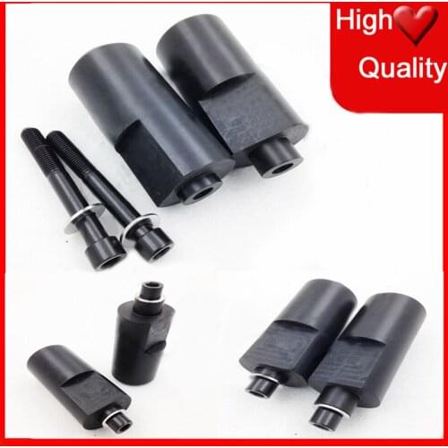 Motorcycle For 2004 2005 2006 Yamaha YZF 1000 R1 YZFR1 Black No Cut Frame Sliders crash Falling protection