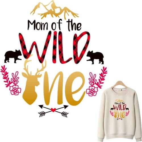 Patches For Clothing Merry Christmas DIY Washable Kid T-Shirts Heat Transfers Thermal Stickers Christmas Style Iron-On Appliqued