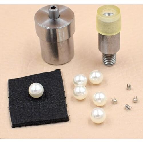 Non-porous pearl buckle, rivet, hand press mold, shoe bag, apparel decoration, rivet, shoe repair accessories