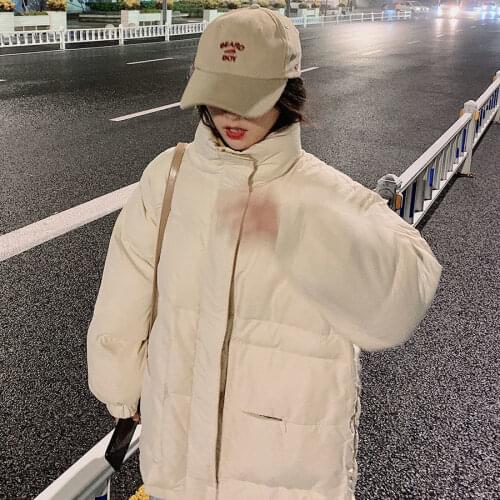 2021 New Korean Version of Loose Winter Thick Coat Winter Womens Padded Jacket Down Cotton Padded Jacket