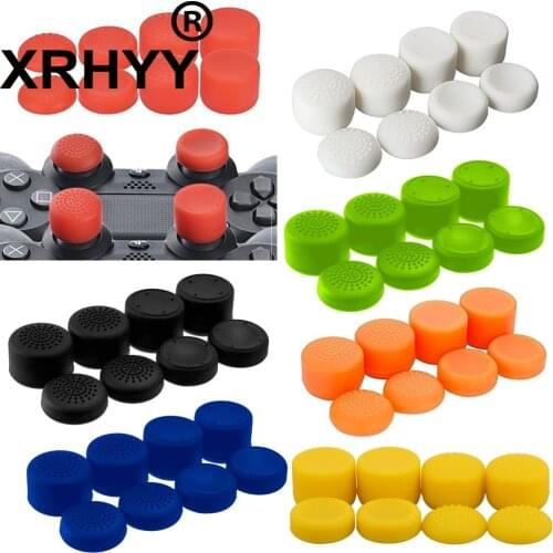 8 pcs Antislip Thumb Stick Grips Thumbsticks Joystick Cap Cover for PS4 PS3 Switch Pro Xbox one Xbox 360 Wii U PS2 Controller