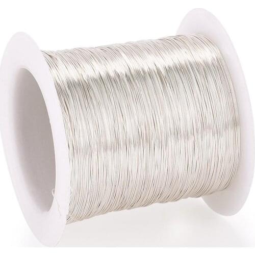 1 Roll Wire Copper Beading Wire Cords 0.3/0.4/0.5/0.6/0.7/0.8mm for jewelry making DIY bracelet necklace accessories F60