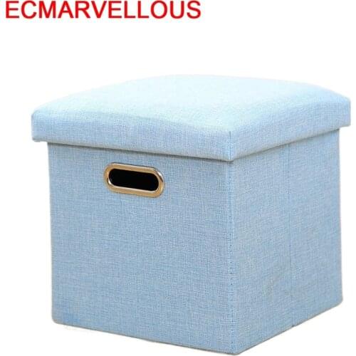 Moderno Bancos Madeira Pouf De Rangement Toilet Ottoman Banquinho Kids Furniture Change Shoes Poef Taburete Storage Stool