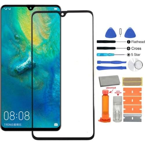 Replacement AMOLED Front Glass Screen Repair Kit for Huawei Mate 30 P20 P30 Pro Replacement Parts Precise Phone Accessories