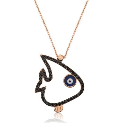 Tevuli 925 Sterling Silver Fish Lady Necklace