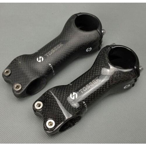 TOSEEK 3K Full Carbon Fiber 7 Degree Bicycle Stem Road Bike MTB Bicycle Stems 31.8 x 60/70/80/90/100/110/120/130mm