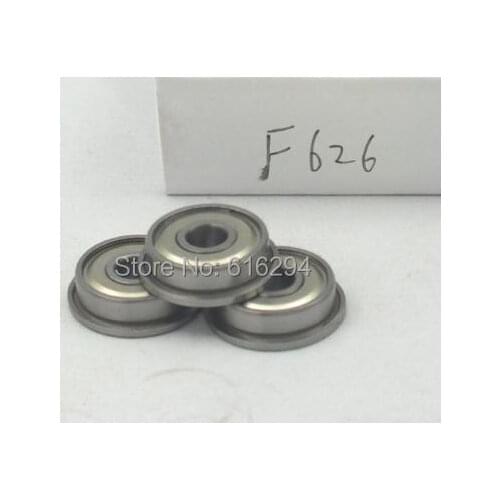 High quality 50 PCS SF626ZZ Bearings F626ZZ Stainless Steel Flanged Bearings SF626-2Z