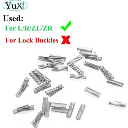 YuXi 5/10pcs/Lot for Nintend Switch NS Joy-Con Joycon Repair Spring For Nintend Switch Controller Metal Lock Buckles