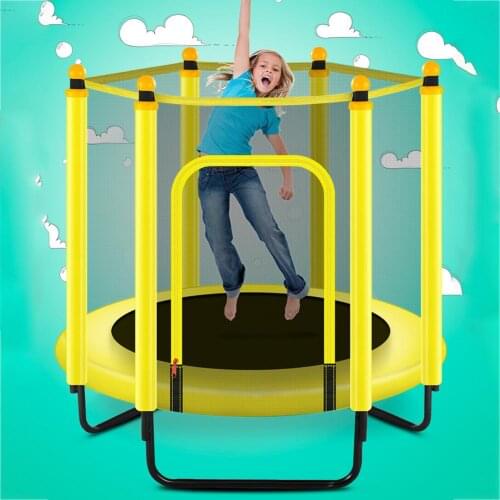 Trampoline Safety Net UV-Resistant Garden Trampoline Replacement Net for 3.97ft/4.59ft/4.92ft 6 Poles Trampolines