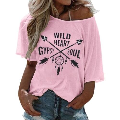 Womens Tops And Blouses Women Short Sleeve Letter Printed Blouse Women Loose O Neck Blouse Tops Blusas Mujer De Moda 2021