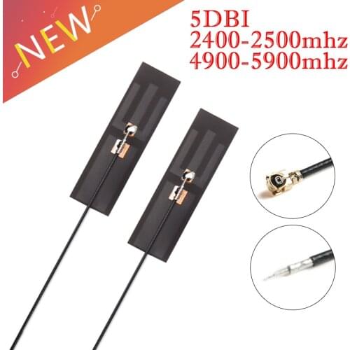 2.4G 5G 5.8G 5dbi high gain IPEX built-in FPC wifi outer Dual-frequency flexible soft omnidirectional antenna