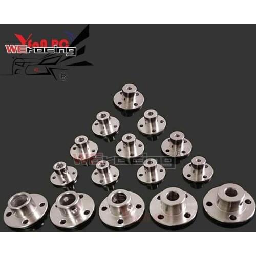 3mm 3.17mm 4mm 5mm 6mm 6.35mm 7mm 8mm 10mm 11mm 12mm Rigid Flange Coupling Motor Guide Shaft Coupler Motor Connector