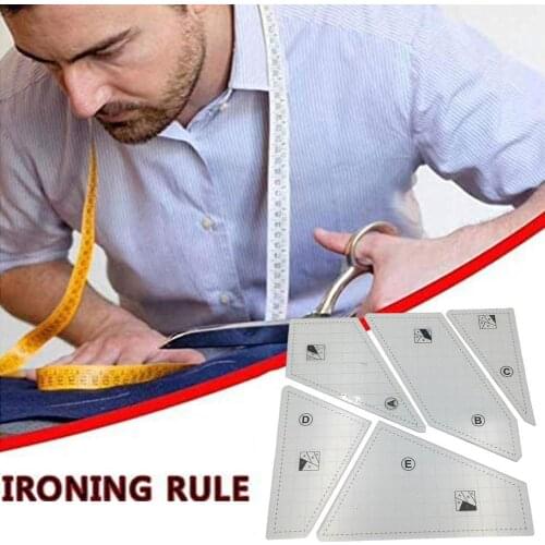 5PCS/Set Quilting Rulers Free Motion Set Acrylic Rulers Home DIY Motion Free Sewing Tool Template Rulers For Sewing Patchwork